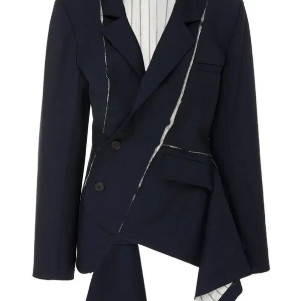[BUNJANG] Monse Cut-Out Asymmetrical Jacket / 1) monse 몬세 컷아웃 언발란스 자켓