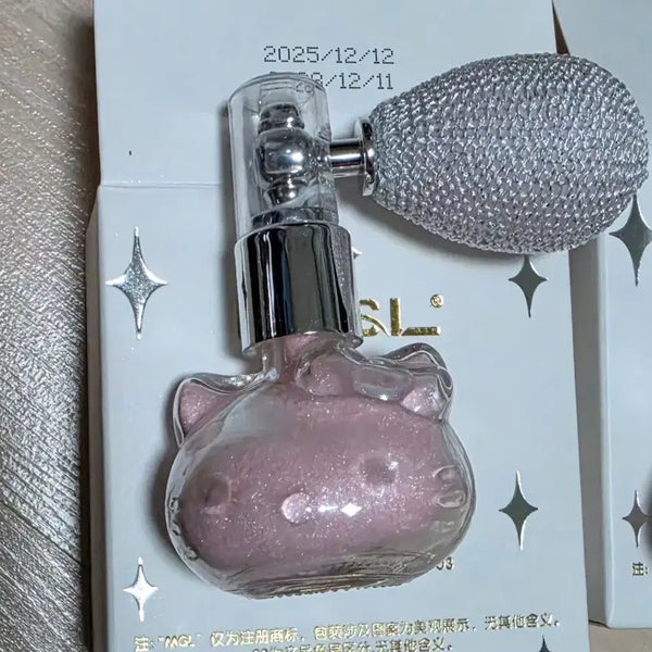 [BUNJANG] Hello Kitty Body & Hair Pearl Highlighter Spray (Powder Type) New Product / 헬로키티 바디 & 헤어 펄 하이라이터 스프레이 (파우더타입) 새상품