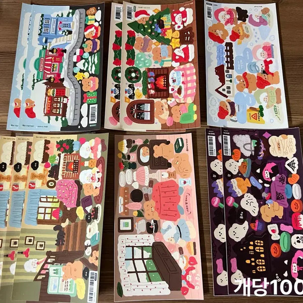 [BUNJANG] Seal Sticker Set / 씰스티커 처분8