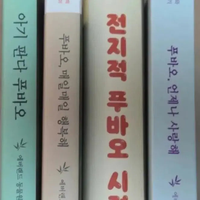 [BUNJANG] Fubao Essay 4-Book Set / 푸바오 에세이 4종 세트