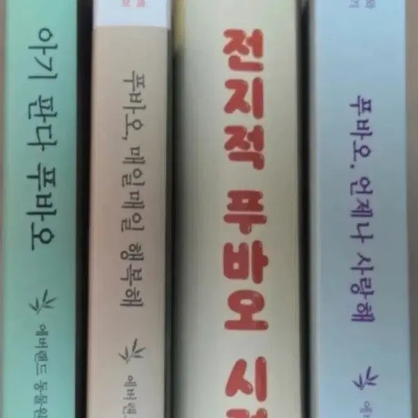 [BUNJANG] Fubao Essay 4-Book Set / 푸바오 에세이 4종 세트