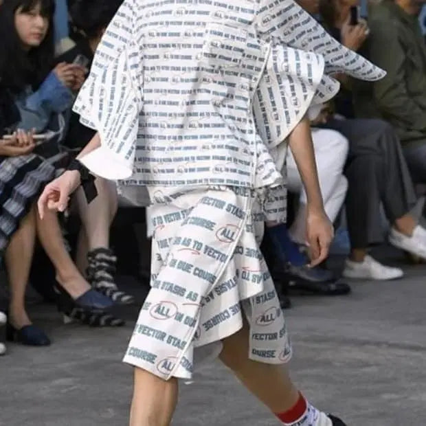 [BUNJANG] Sacai Lucky Short Sleeve Track Top / L) 사카이 럭 반팔 트랙탑