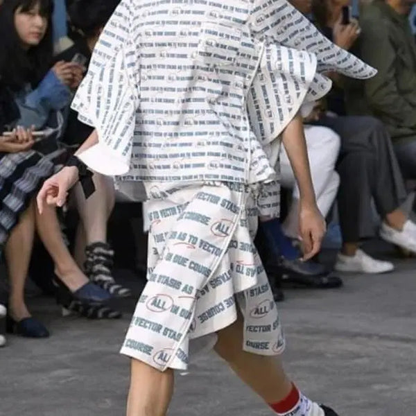 [BUNJANG] Sacai Lucky Short Sleeve Track Top / L) 사카이 럭 반팔 트랙탑