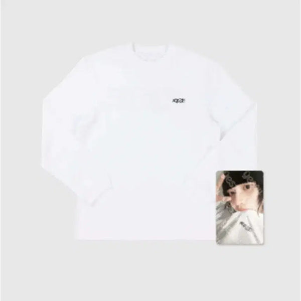 [BUNJANG] RIIZE Long Sleeve White Valentine's Day / 라이즈 롱슬리브 화이트 발렌타인