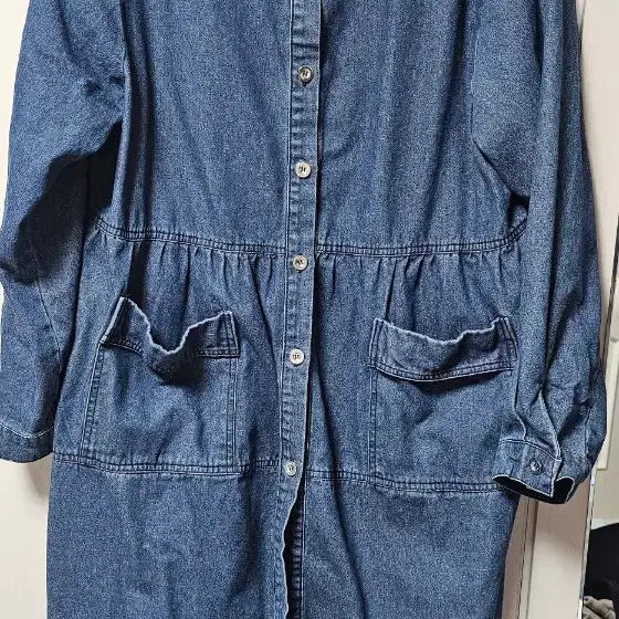 [BUNJANG] Denim Midi Dress / 청 데님 원피스