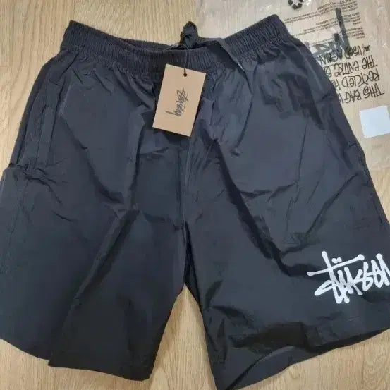 [BUNJANG] Stussy Water Shorts Black XL / 정품 스투시 반바지 워터 쇼츠 반바지 블랙 XL 새상품