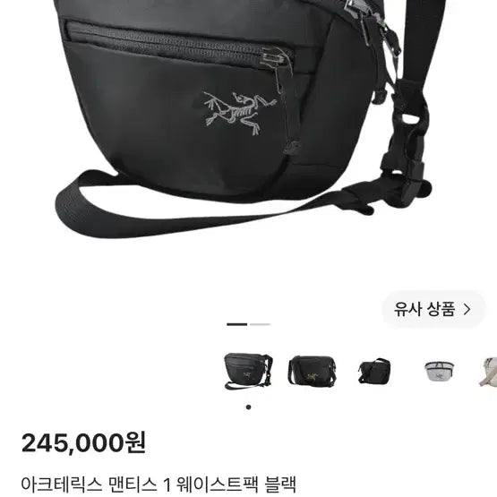 [BUNJANG] Arc'teryx Mantis 1 Waistpack Black / 아크테릭스 맨티스 1 웨이스트팩 블랙