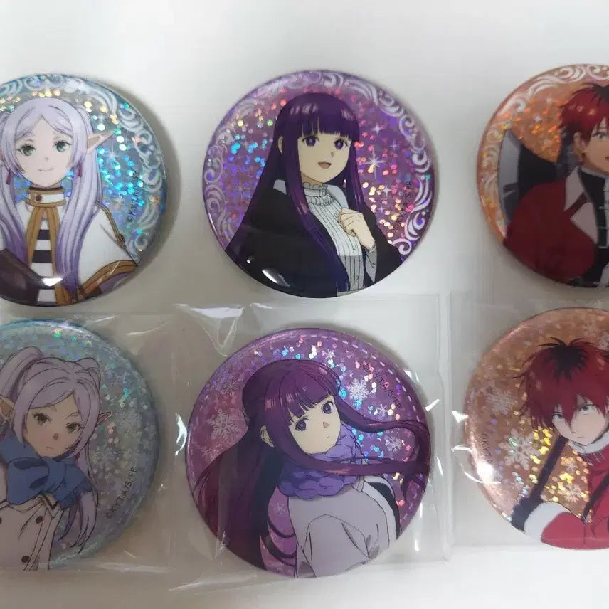 [BUNJANG] Frieren: Beyond Journey's End Fern & Stark Can Badge Set / 장송의 프리렌 페른 슈타르크 캔뱃지 세트 팝니다