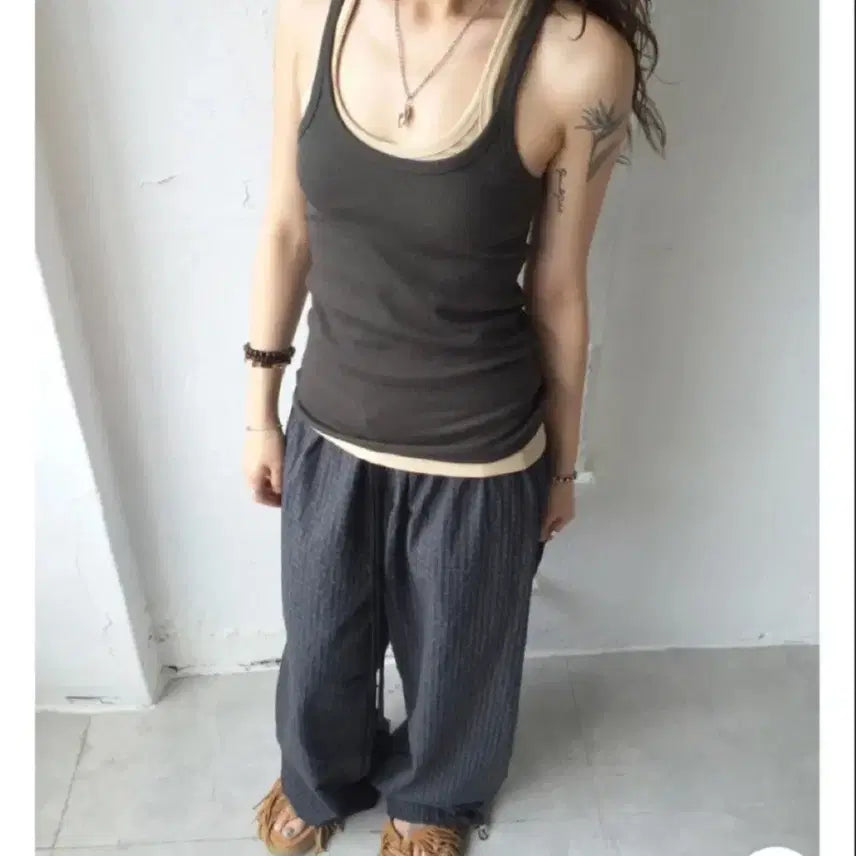 [BUNJANG] Bundle Set Tank Tops / 나시 2개 일괄 정가4