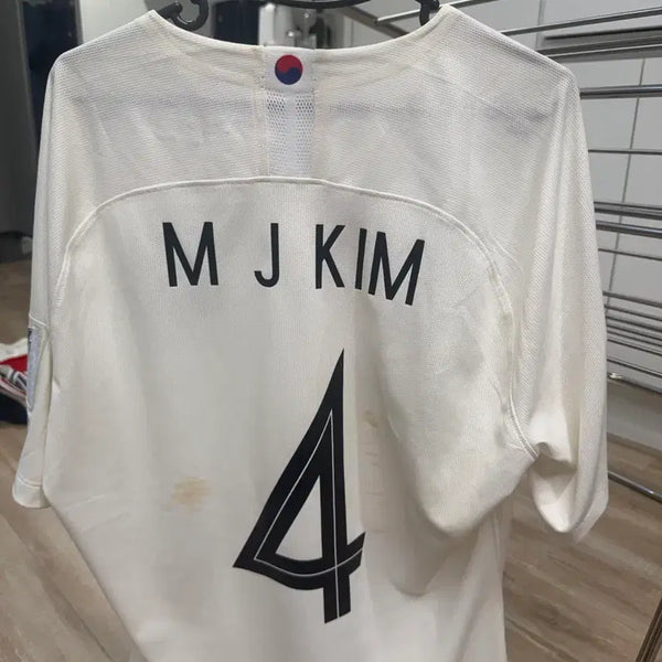 [BUNJANG] 2019 Asian Cup South Korea National Football Team Jersey - Kim Min Jae #4 / 2019아시안컵 대한민국 유니폼