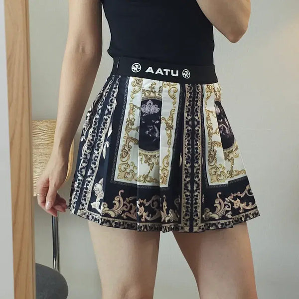 [BUNJANG] UTAA Women's Pleated Mini Skirt / (S)UTAA 여성 플리츠 미니 스커트 골프 치마 W4783