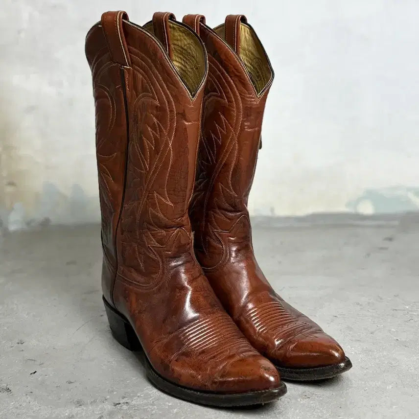 [BUNJANG] Tony Lama 80's USA Western Cowboy Boots / [270] 80's USA 빈티지 토니라마 카우보이 웨스턴 부츠