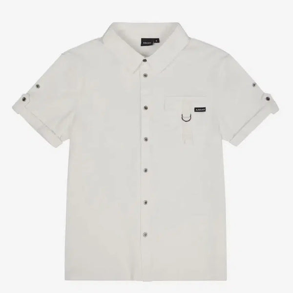 [BUNJANG] ARCAM Roll-up Pocket Short Sleeve Shirt / 아캄 롤업 포켓 셔츠 판매 반팔 상의