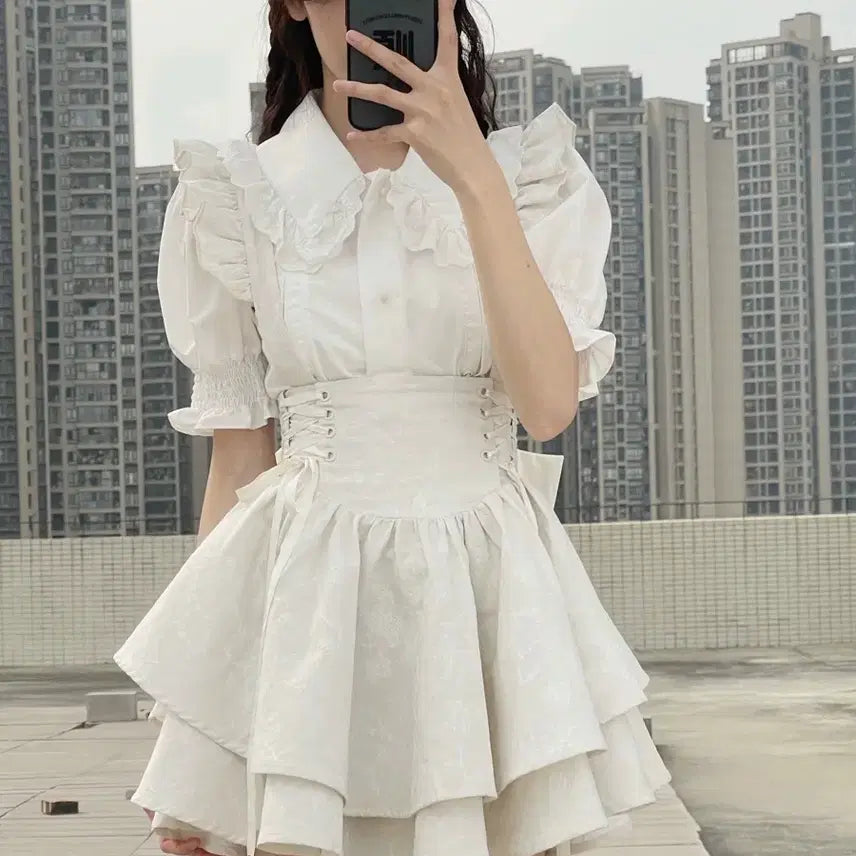 [BUNJANG] Jirai Kei Style Loose Fit Oversized Shirt / 양산형 옷 (검색어: 지뢰계)