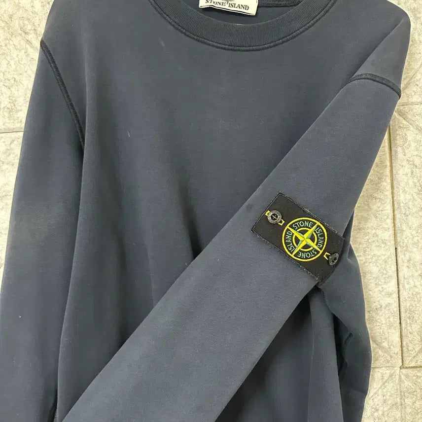 [BUNJANG] Stone Island Sweatshirt Navy M / 스톤아일랜드 맨투맨  네이비 M