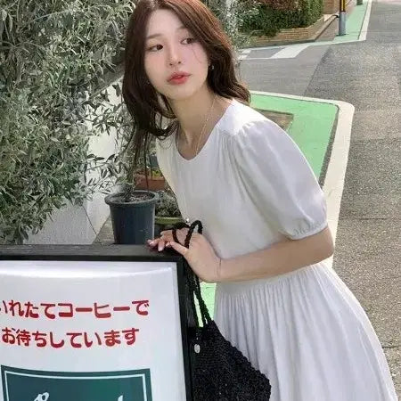 [BUNJANG] Ganaesra Anna Dress Cream / 새상품 가내스라 안나 원피스 크림