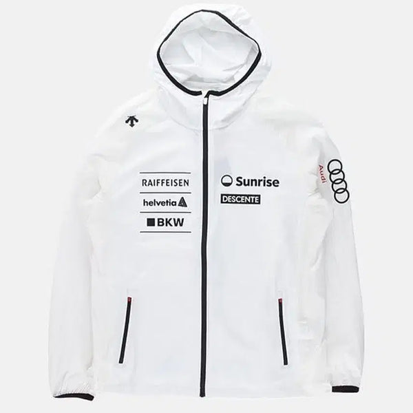 [BUNJANG] Descente 24SS Lightweight Windbreaker Jacket White / 24SS 데상트 경량 바람막이 자켓 M 95 (화이트) 스위스 스키팀 아우디