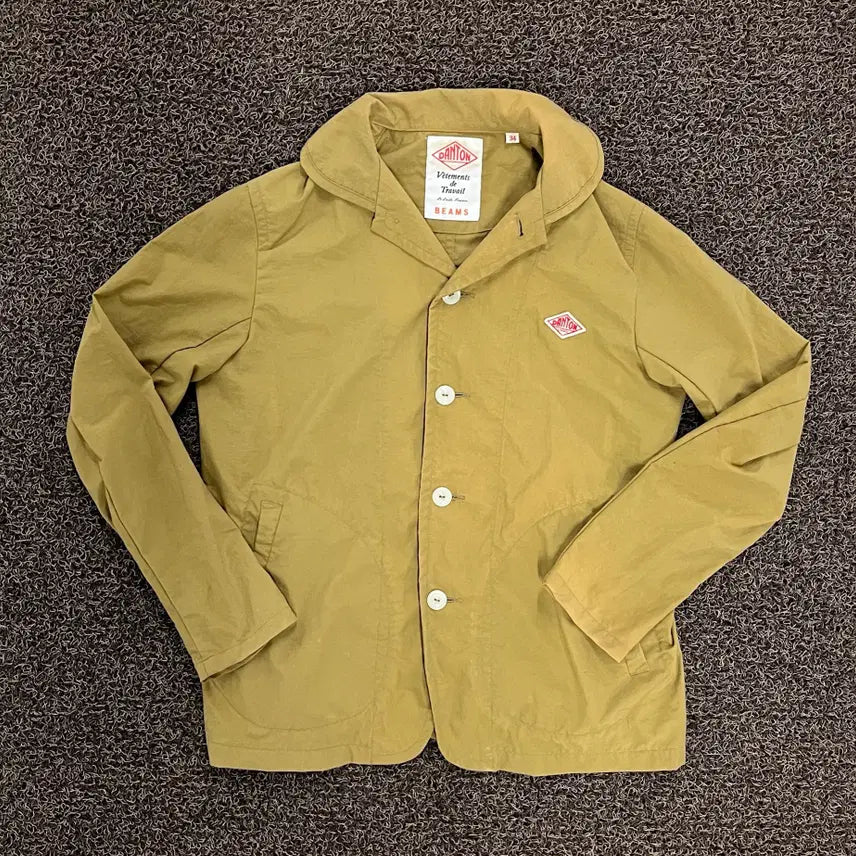 [BUNJANG] DANTON x BEAMS Round Collar Work Jacket / 단톤X빔즈 라운드카라 워크 자켓 (34)