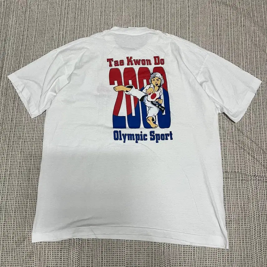 [BUNJANG] 1990s Sydney Olympics Taekwondo Vintage T-Shirt XL / 90s 올림픽 태권도 빈티지 티셔츠