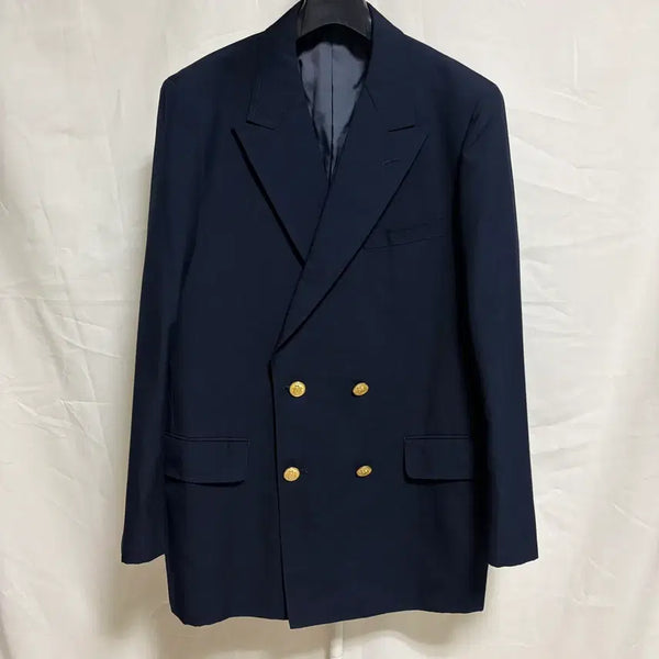 [BUNJANG] J.Press Classic Double-Breasted Blazer Navy, Size M / 제이프레스 클래식 더블 금장 블레이저 / 네이비, M