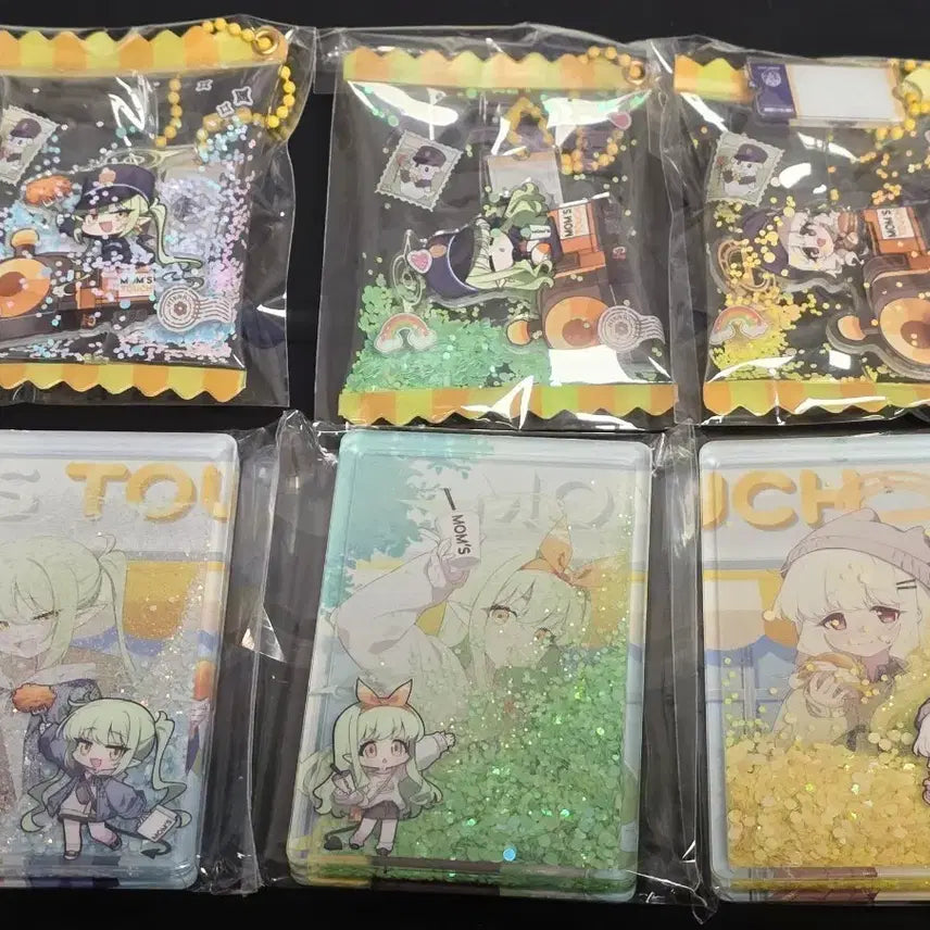 [BUNJANG] Blue Archive Mom's Touch Highlander Collaboration Acrylic Keyrings & Acrylic Blocks Bundle Set / 블루아카이브 맘스터치 하이랜더 콜라보 굿즈 일괄
