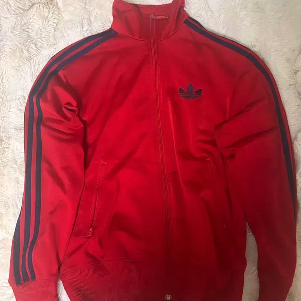 [BUNJANG] Adidas Firebird Track Jacket Burgundy / 아디다스 파이어버드 져지 버건디 빨간색
