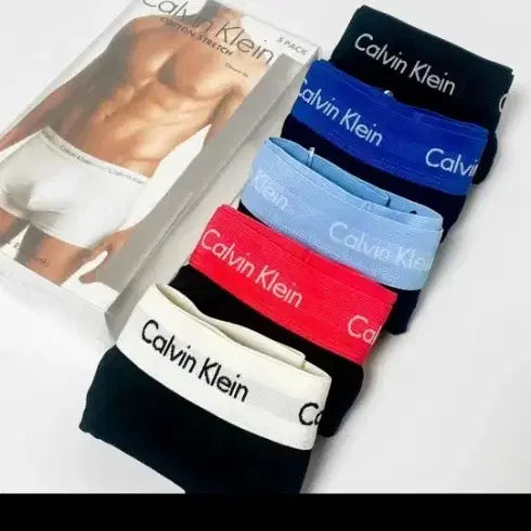 [BUNJANG] Calvin Klein Men's 5-Pack Boxer Briefs Set / 캘빈클라인 5팩 남성 드로즈 세트