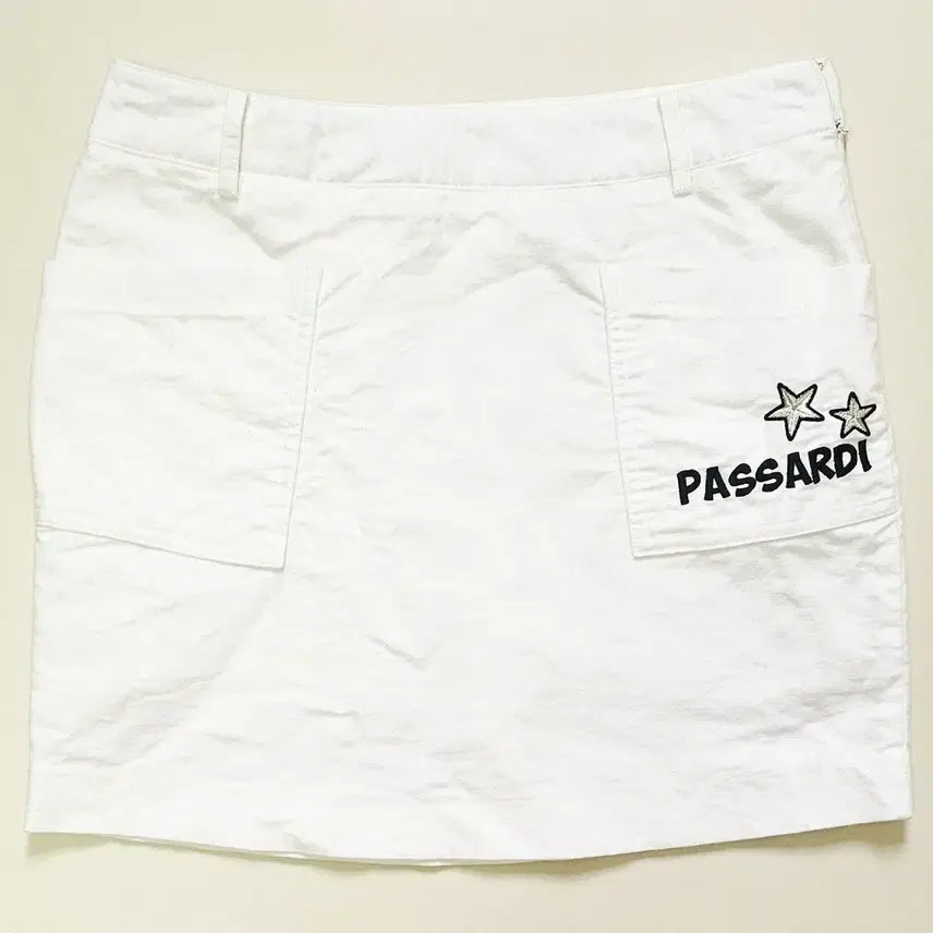 [BUNJANG] Pasaddi Women's Golf Skirt White / 파사디 여성 골프 스커트 화이트
