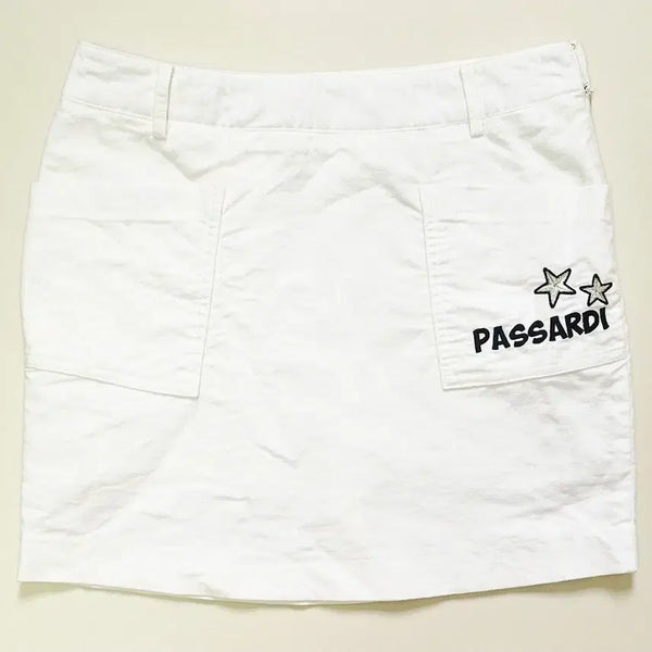 [BUNJANG] Pasaddi Women's Golf Skirt White / 파사디 여성 골프 스커트 화이트