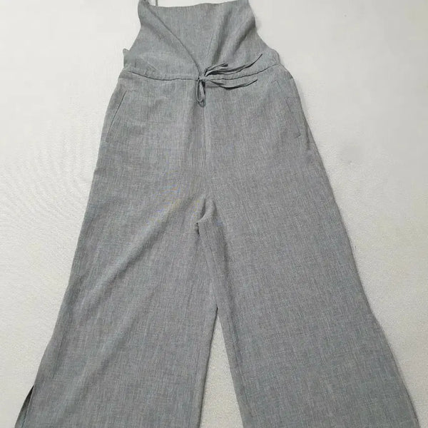 [BUNJANG] SOUP Grey Wide Jumpsuit Size 66 / SOUP 그레이 와이드 점프슈트 66 여성90