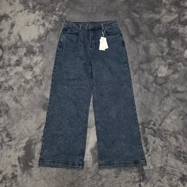 [BUNJANG] L Studio Pigment Brushed Wide Denim Pants / (30)여성 라스튜디오 피그먼트 기모 와이드 데님 팬츠