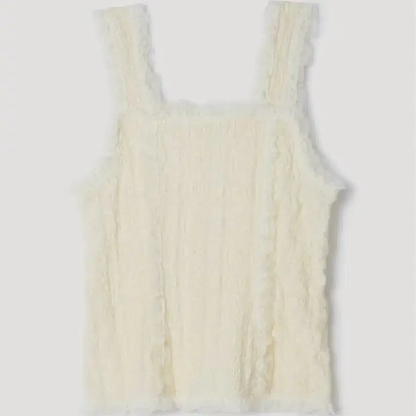 [BUNJANG] Pesto Lace Sleeveless Top / 페스토 레이스 슬리브리스 탑
