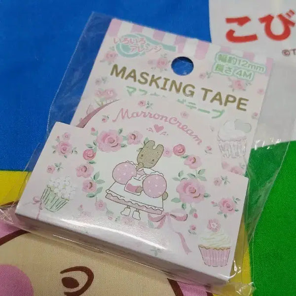 [BUNJANG] Marron Cream Pink Masking Tape / Marron Cream 마스킹 테이프 핑크(일본직수입상품)