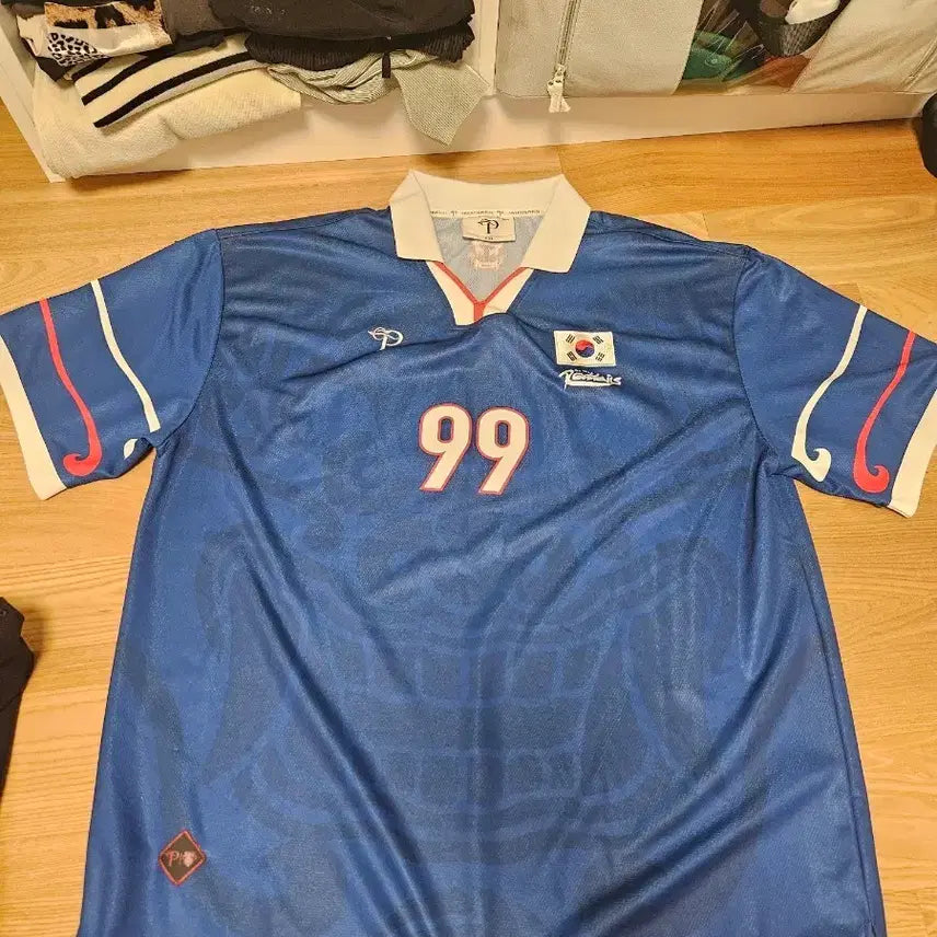 [BUNJANG] Over the Pitch South Korea National Football Team Retro Jersey (2002 World Cup Edition) / 오버더피치 대한민국 축구 저지 XXL