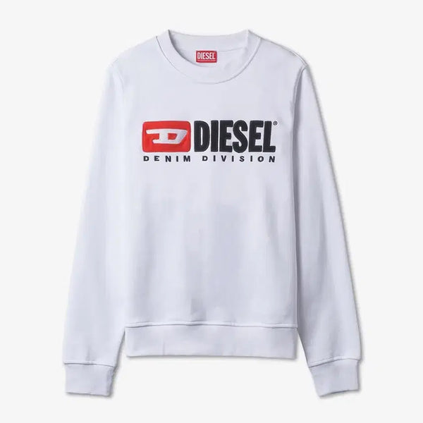 [BUNJANG] Diesel Men's Crewneck Sweatshirt White A037580GEAD100 / 무신사 부티크 (새상품) 디젤 맨투맨 화이트 A037580GEAD100