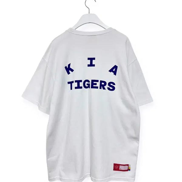 [BUNJANG] IAB X Kia Tigers White T-Shirt / 아이앱 X 기아 타이거즈 화이트 반팔티