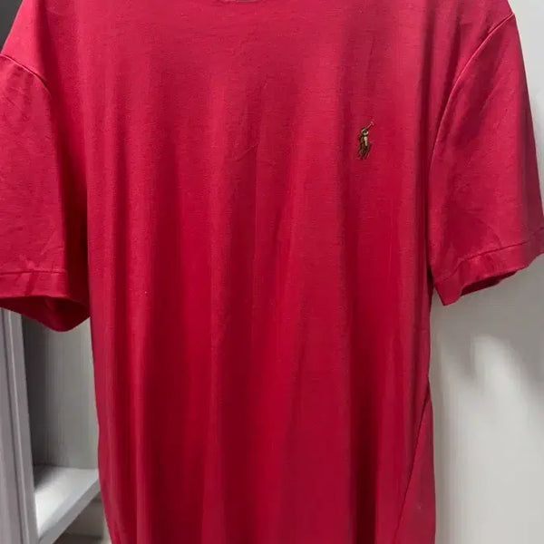 [BUNJANG] Polo Ralph Lauren Pink Custom Fit T-Shirt - Size M / 폴로 랄프로렌 반팔티 핑크 커스텀핏 M
