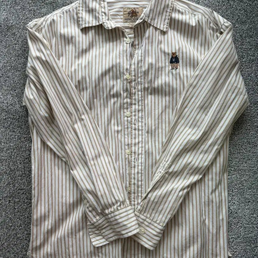 [BUNJANG] Who.A.U Stripe Shirt / 후아유 스트라이프 셔츠