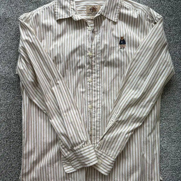 [BUNJANG] Who.A.U Stripe Shirt / 후아유 스트라이프 셔츠