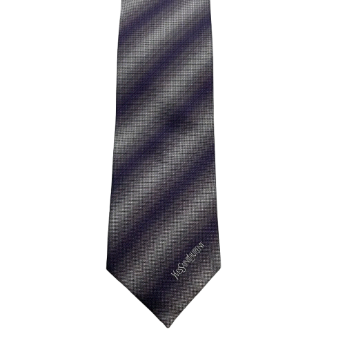 [BUNJANG] Yves Saint Laurent Patterned Necktie / 940) (YSL) 입생로랑 패턴 넥타이