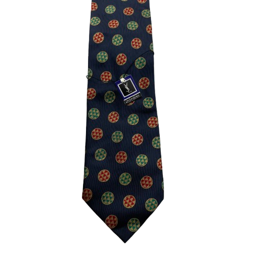 [BUNJANG] Yves Saint Laurent (YSL) Patterned Necktie / 944) (YSL) 입생로랑 패턴 넥타이 미사용
