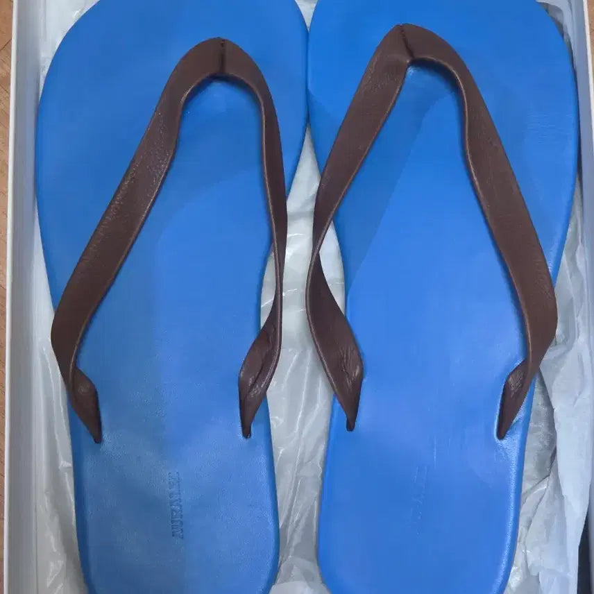 [BUNJANG] Auralee 26SS Flip Flop Blue / [280-285] 오라리 플립플롭(쪼리) 블루
