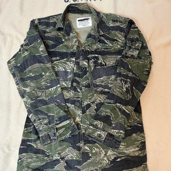 [BUNJANG] 1980s Vietnam War Tiger Stripe Jacket / 80년대 베트남전 타이거스트라이프