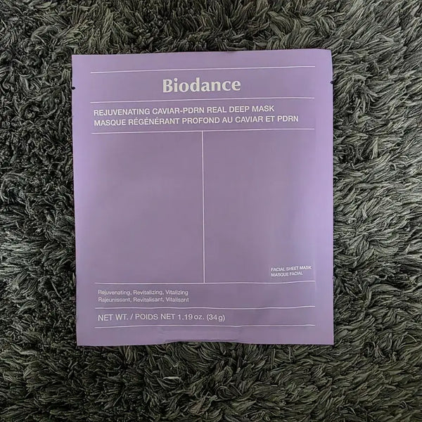 [BUNJANG] Biodance Rejuvenating Caviar PDRN Real Deep Mask / 바이오던스 리쥬비네이팅 캐비어 pdrn 리얼 딥 마스크 1개