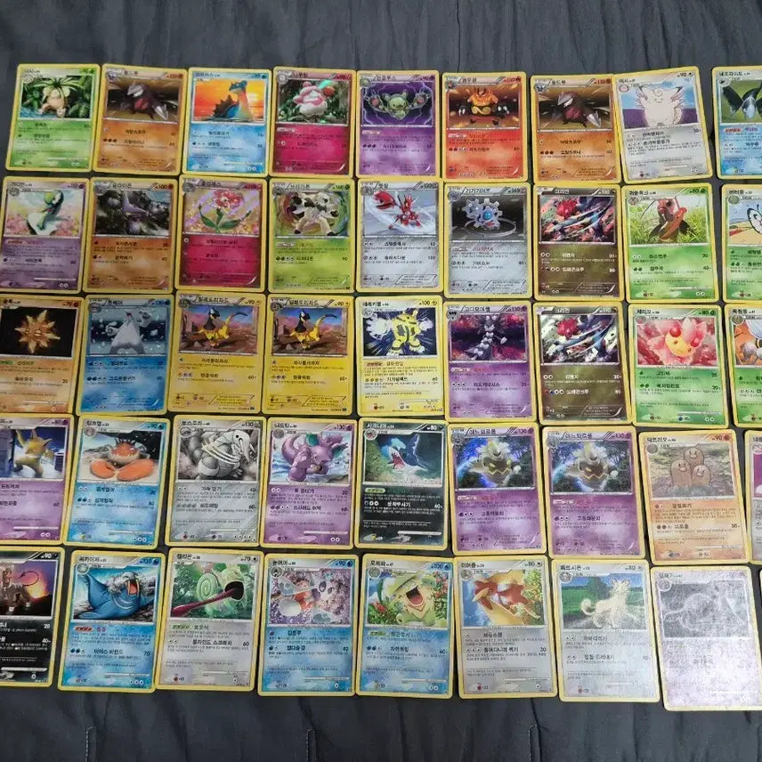 [BUNJANG] Pokemon Cards R Grade Set (2010-2014) / 포켓몬카드 R등급 48장 2010~2014 위주