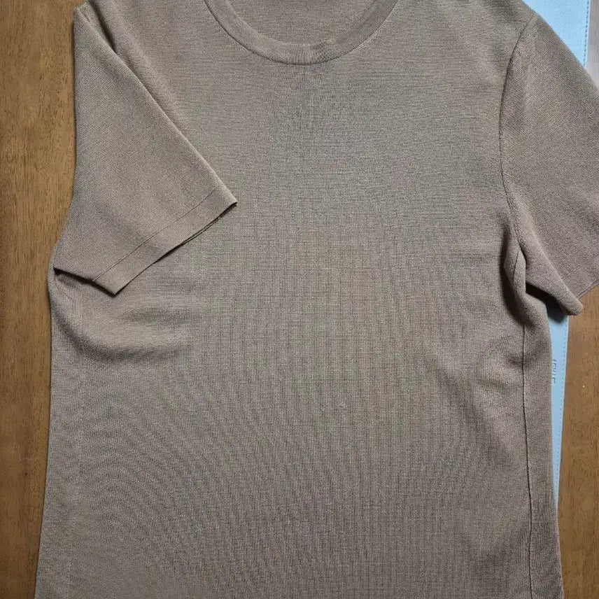 [BUNJANG] Time Homme Silk Cotton Short Sleeve T-Shirt Sepia Brown / 타임옴므 실크코튼 반팔티 100 세피아브라운