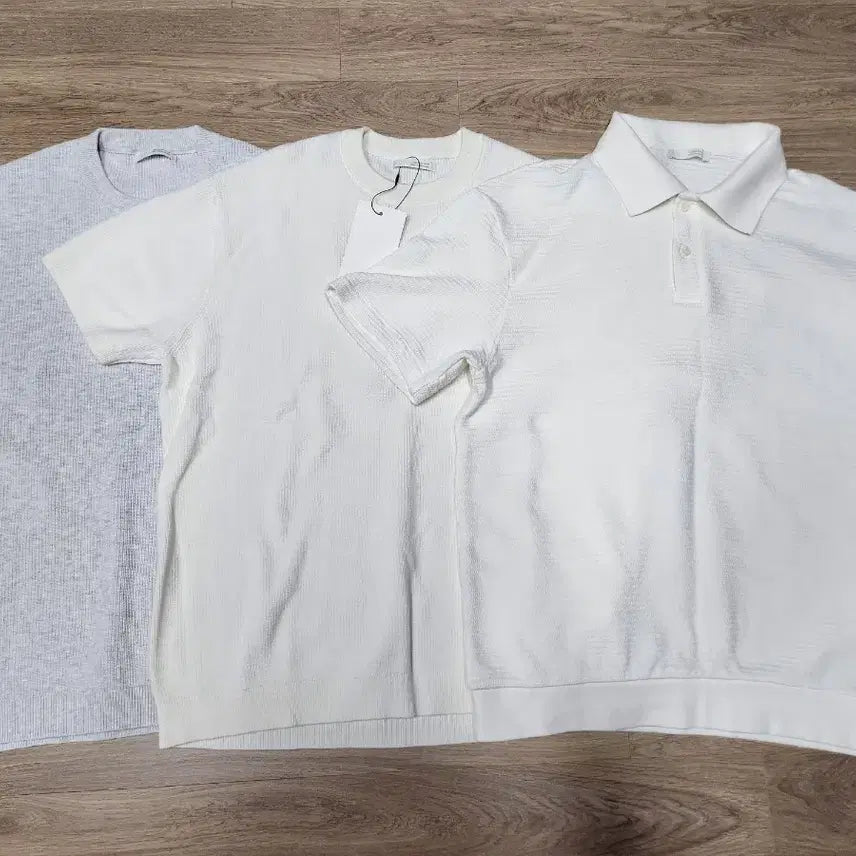[BUNJANG] Zara Half-Sleeve Knit Polo Shirt Bundle (M Size) / (자라 M사이즈 새상품 및 1회착용) 반팔니트 반팔카라티