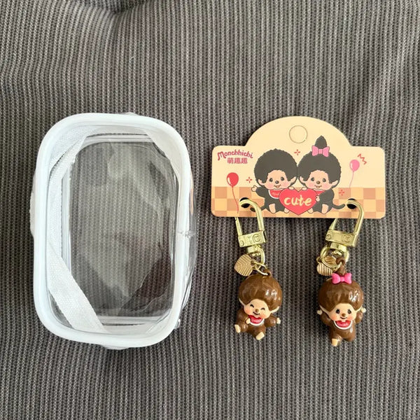[BUNJANG] Monchhichi Mini Figure Keychain Set / (새상품) 몬치치 미니 피규어 키링 세트