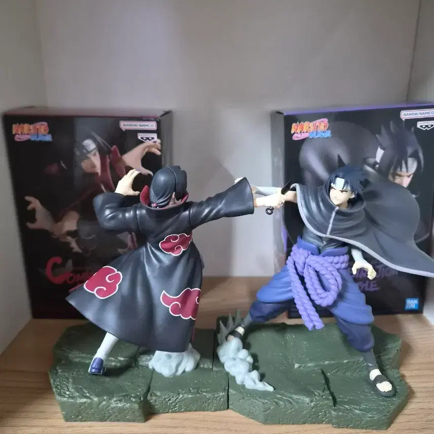 [BUNJANG] Naruto Uchiha Itachi & Sasuke 2-Figure Set / 나루토 피규어 우치하 이타치 사스케 2종 세트