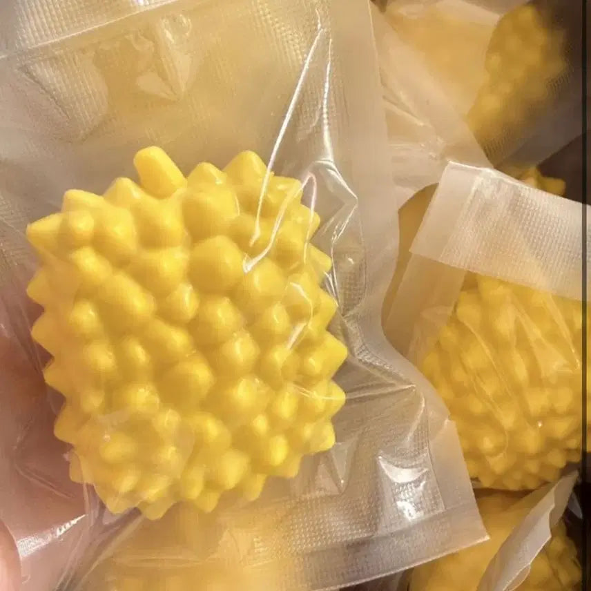 [BUNJANG] Chagrak Durian Sherbet Crunch Toy / (당일발송)샤그락 사각사각 두리안 샤베트 슬랑이 말랑이 크런치